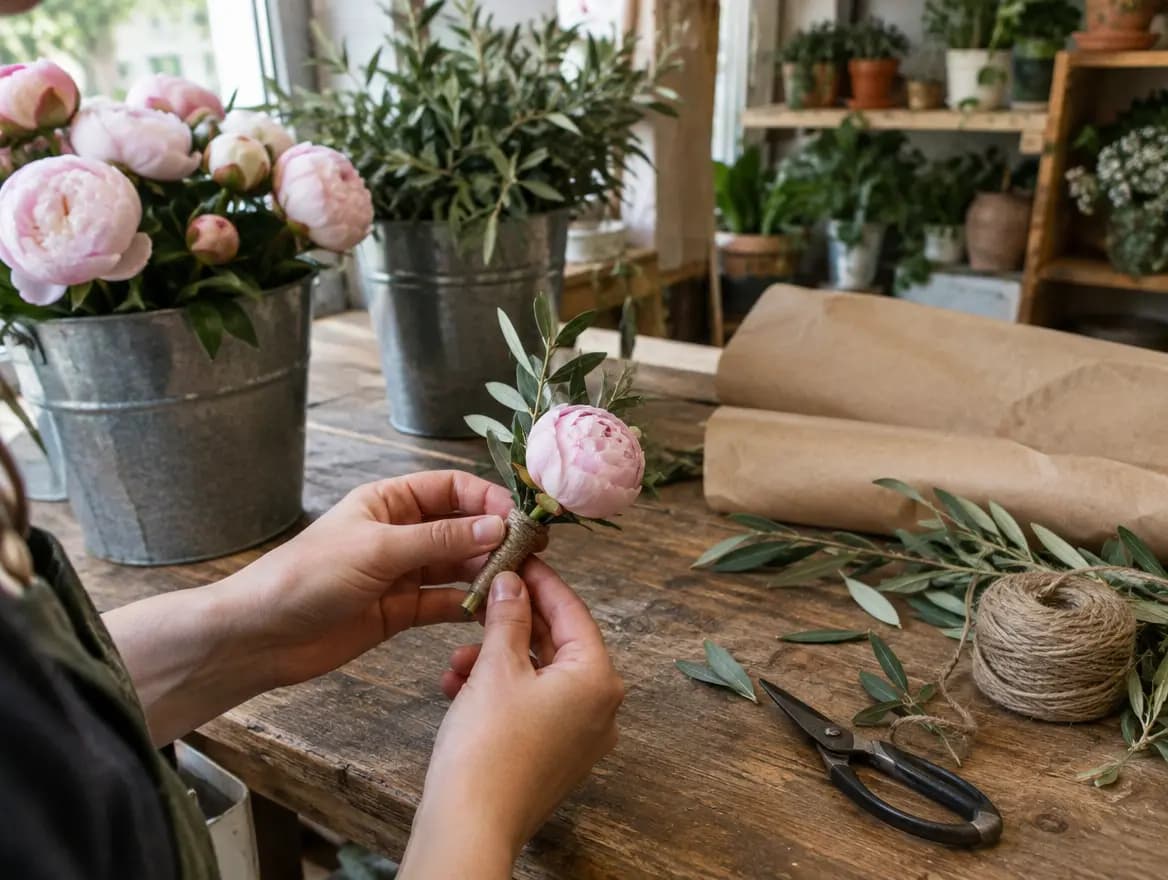 Boutonniere na sako